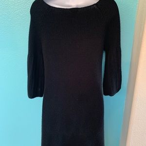 Ann Taylor Black Sweater Dress